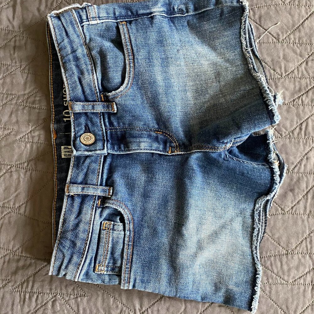 Gap "Shortie" Denim Shorts